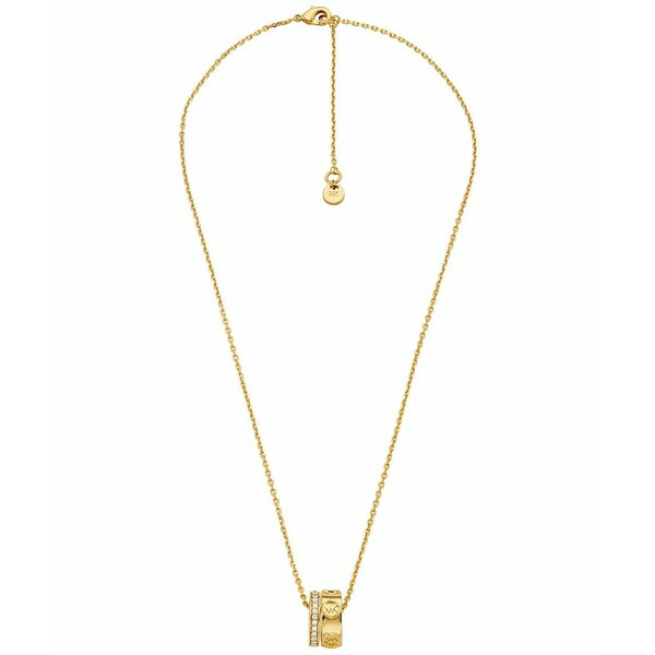 }CPR[X fB[X lbNXE`[J[Ey_ggbv ANZT[ Gold-Tone or Silver-Tone Logo Ring Pendant Necklace Gold