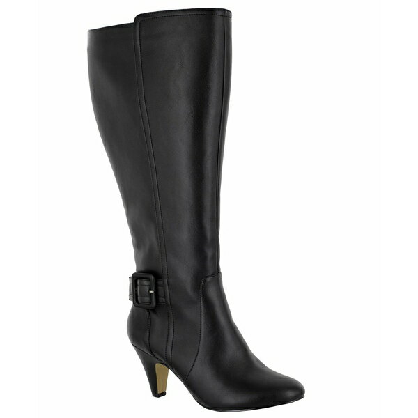 楽天astyベラヴィータ レディース ブーツ シューズ Troy II Wide Calf Tall Dress Boots Black Leather