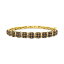 ルヴァン メンズ ブレスレット・バングル・アンクレット アクセサリー Chocolate Diamond Square Cluster Bangle Bracelet (3-1/2 ct. t.w.) in 14k Gold 14K Honey Gold Bangle