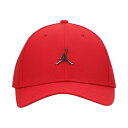 ジョーダン レディース 帽子 アクセサリー Metal Logo Adjustable Cap Red