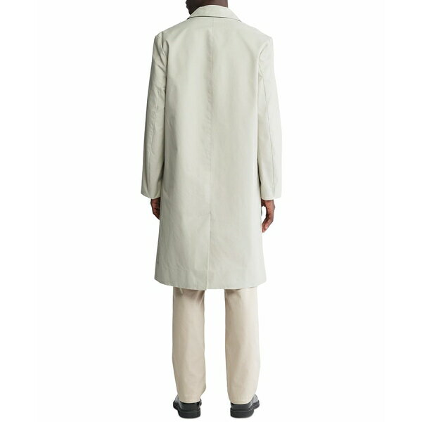 カルバン・クライン カルバンクライン メンズ ジャケット＆ブルゾン アウター Men's Classic Fit Button-Front Trench Coat Abbey Stone