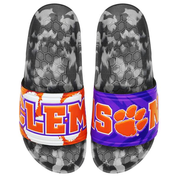 ハイプ メンズ サンダル シューズ Clemson Tigers Slydr Pro Slide Sandals Orange/Purple