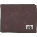 G[OEBO Y z ANZT[ Ohio State Buckeyes Leather Billfold with Concho Brown