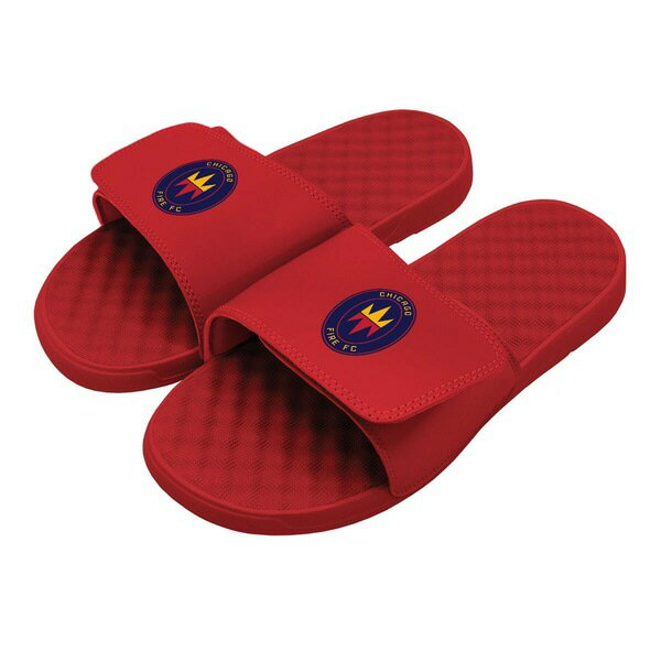 ACXCh Y T_ V[Y Chicago Fire ISlide Primary Logo Slide Sandals Red