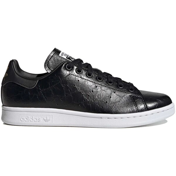 adidas アディダス レディース スニーカー 【adidas Stan Smith】 サイズ US_6.5W(23.5cm) Cracked Leather Black Gold (Women 039 s)