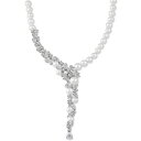 Axb fB[X lbNXE`[J[Ey_ggbv ANZT[ Cultured Freshwater Pearl (5-1/2 - 9-1/2mm) & Cubic Zirconia 17