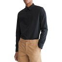 カルバン・クライン カルバンクライン メンズ シャツ トップス Men眇?s Slim-Fit Refined Button-Down Shirt Black Beauty