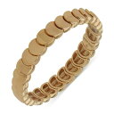 ANC fB[X uXbgEoOEANbg ANZT[ Gold-Tone Disc Chain Stretch Bracelet Gold