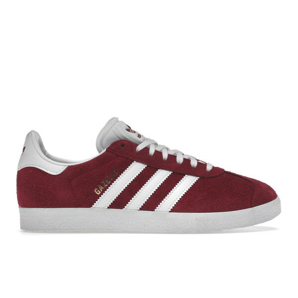 adidas アディダス メンズ スニーカー 【adidas Gazelle Collegiate Burgundy White】 サイズ US_M_13 Collegiate Burgundy/Cloud White/Gold Metallic