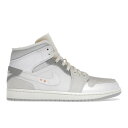 Jordan ジョーダン メンズ スニーカー 【Jordan 1 Mid SE Craft Inside Out White Grey】 サイズ US_10(28.0cm) White/Phantom Grey/Sail/Orange(4)