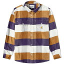 カーハート ブルゾン メンズ カーハート メンズ ジャケット＆ブルゾン アウター Carhartt WIP Lyman Overshirt Purple
