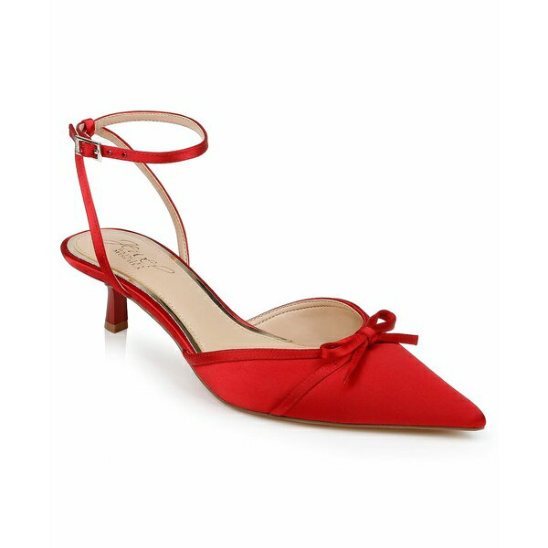 ジュウェルダグレイミシュカ レディース オックスフォード シューズ Women's Talasia Kitten Heel Pumps Red Satin