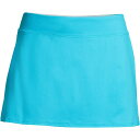ランズエンド レディース スカート ボトムス Women's Swim Skirt Swim Bottoms Turquoise(4)