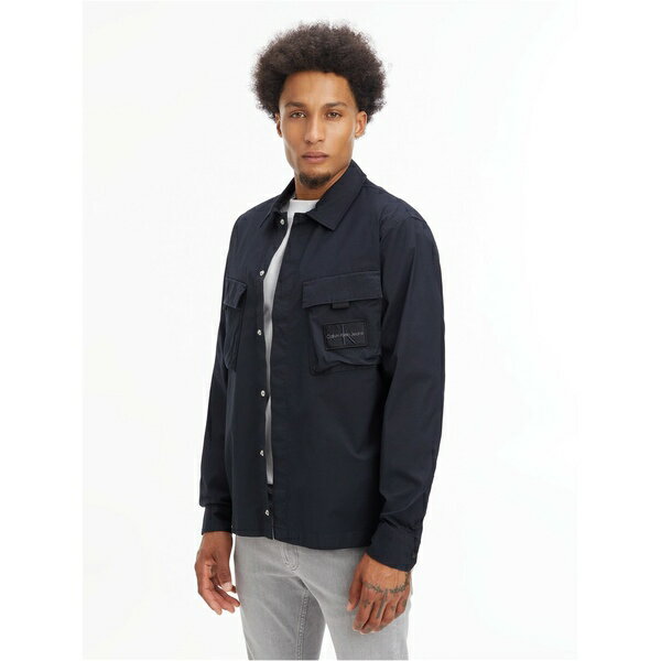 yz JoNC Y Vc gbvX UTILITY CARGO OVERSHIRT CK Black BEH