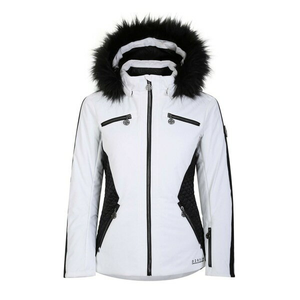 【送料無料】 デアツービー レディース ジャケット＆ブルゾン アウター Julien Macdonald Mastery Waterproof Ski Jacket White/Black