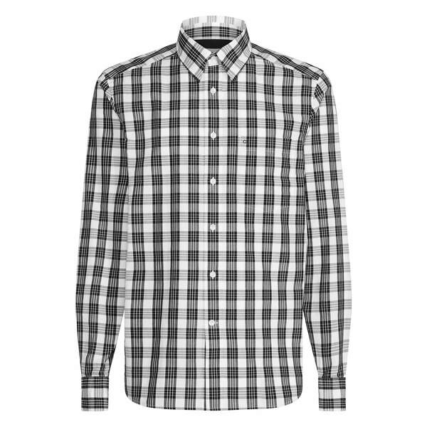 カルバン・クライン 【送料無料】 カルバンクライン メンズ シャツ トップス Windowpane Check Shirt White / Black