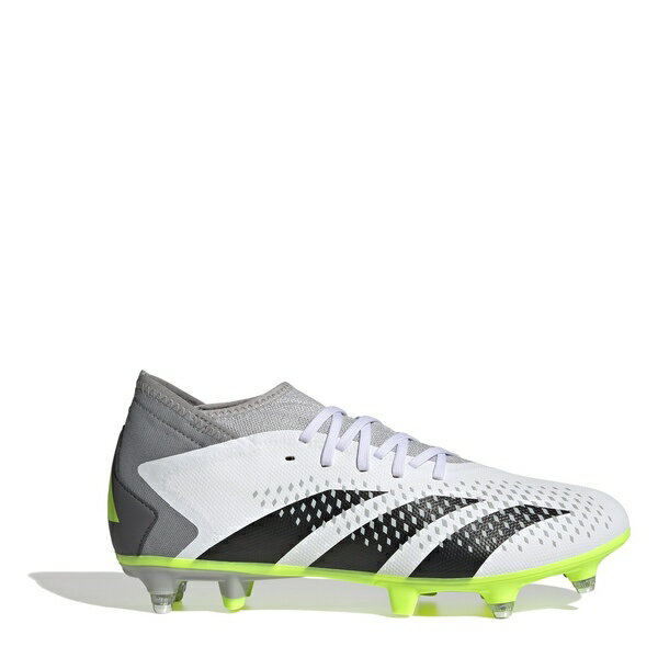  アディダス メンズ ブーツ シューズ Predator Accuracy.3 Soft Ground Football Boots Wht/Blk/Lemon