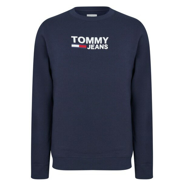 【送料無料】 トミーヒルフィガー メンズ ニット&セーター アウター Corp Logo Sweatshirt Twilight Navy