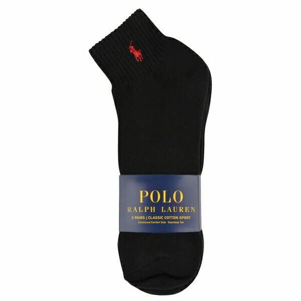 ̵ ե  ˡ 塼 Three Pack Sport Socks Black