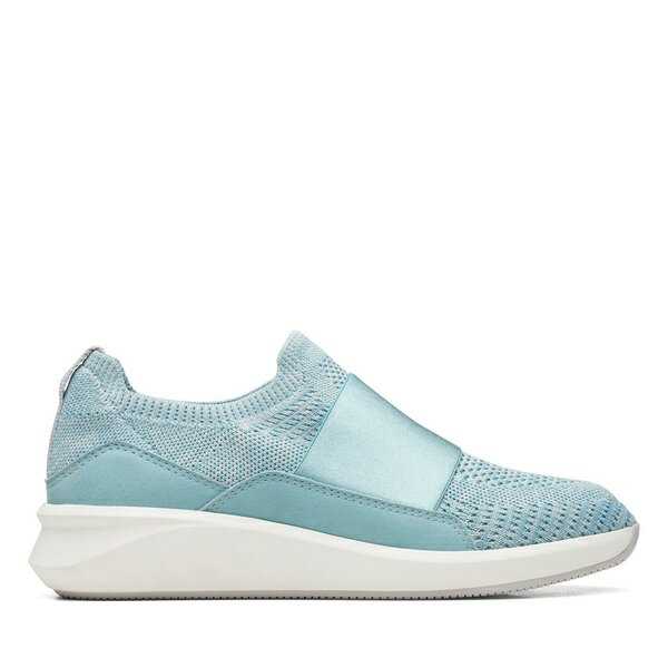 【送料無料】 クラークス レディース スニーカー シューズ Un Rio Knit Trainers Turquoise Knit