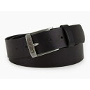 リーバイス 【送料無料】 リーバイス レディース ベルト アクセサリー Leather Duncan Belt Black