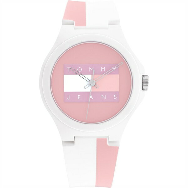 【送料無料】 トミー ヒルフィガー レディース 腕時計 アクセサリー Unisex Tommy Jeans Watch Pink/White