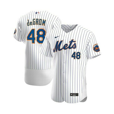 ナイキ メンズ パーカー・スウェットシャツ アウター Men's Jacob deGrom White New York Mets Home Authentic Player Jersey White