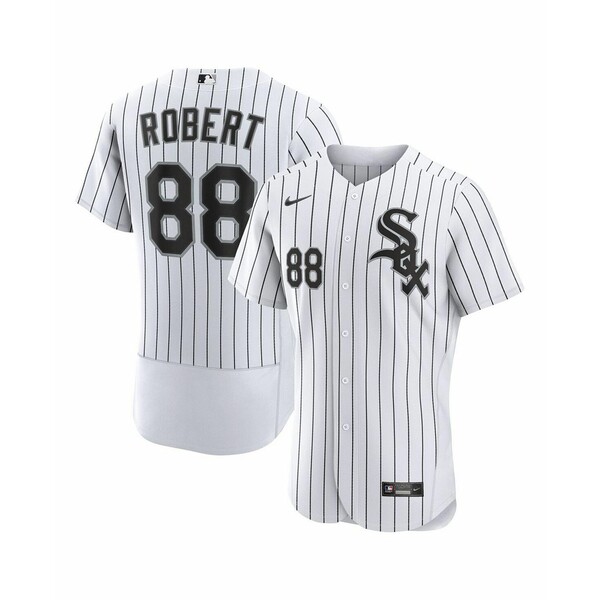 ナイキ メンズ パーカー・スウェットシャツ アウター Men's Luis Robert White, Black Chicago White Sox Home Authentic Player Jersey White, Black