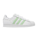 adidas アディダス レディース スニーカー 【Wmns Superstar 'White Semi Green Spark'】 サイズ US_7.5(24.5cm) White(4)