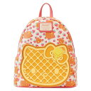 ■ブランド Loungefly (ラウンジフライ)■商品名 Hello Kitty Breakfast Waffle Mini Backpack■素材 ■モデル着用サイズ ■こちらの商品は米国・ヨーロッパからお取り寄せ商品となりますので、 お届けまで10〜14日前後お時間頂いております。 ■各ブランド・商品・デザインによって大きな差異がある場合がございます。 ■あくまで平均的なサイズ表ですので、「参考」としてご利用ください。 ■店内全品【送料無料】です！（※沖縄・離島は別途送料3,240円がかかります）