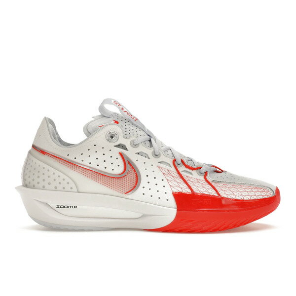 Nike ナイキ メンズ スニーカー 【Nike Air Zoom GT Cut 3 White Picante Red】 サイズ US_9(27.0cm) Summit White/Black/Football Grey/Picante Red/Metallic Silver