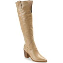 ジャーニーコレクション レディース ブーツ シューズ Womens Therese Wide Width Wide Calf Block Heel Knee H...