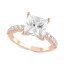 Хå꡼ߥ奫   ꡼ Lab Grown Certified Diamond Princess Engagement Ring (3-1/2 ct. t.w.) in 14k Gold Rose Gold