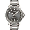 eB\bg Y rv ANZT[ Men's Seastar 1000 Powermatic 80 Automatic Stainless Steel Bracelet Watch 43mm Grey