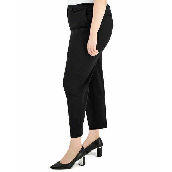 タハリエーエスエル レディース カジュアルパンツ ボトムス Plus Size Shannon Mid-Rise Ankle Pants Black 3