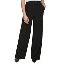 JoNC fB[X JWApc {gX Women's Whitney Button Front Wide Leg Pants Black