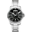 n~g Y rv ANZT[ Men's Swiss Automatic Khaki Pilot Stainless Steel Bracelet Watch 42mm H64615135 No Color