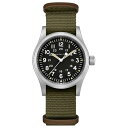 n~g Y rv ANZT[ Unisex Swiss Mechanical Khaki Field Green Nato Fabric Strap Watch 38mm Green