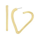 o[gE[E[XE\[z[ fB[X sAXCO ANZT[ Gold-Tone Heart Hoop Earrings Gold