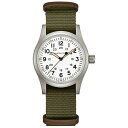 n~g Y rv ANZT[ Men's Swiss Mechanical Khaki Field Green Nato Strap Watch 38mm Green