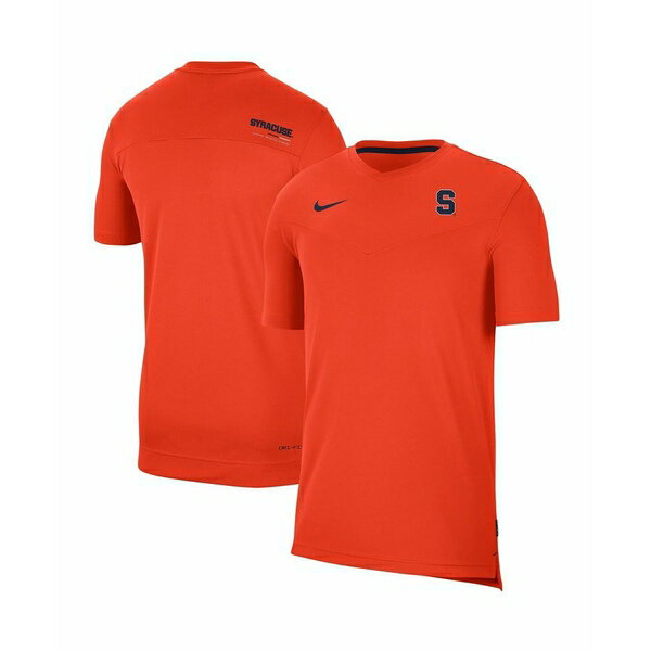 ʥ  T ȥåץ Men's Orange Syracuse Orange 2022 Coaches UV Performance T-shirt Orange