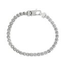 GtB[ RNV fB[X uXbgEoOEANbg ANZT[ EFFY&reg; Men's Box Link Chain Bracelet in Sterling Silver Silver