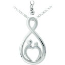 Wj xj[j fB[X lbNXE`[J[Ey_ggbv ANZT[ Mother & Child Infinity Pendant Necklace in Sterling Silver, 16