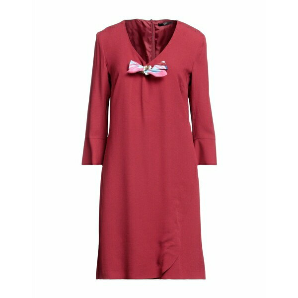 ̵ ֥ƥ른ƥ ǥ ԡ ȥåץ Mini dresses Burgundy