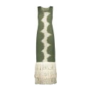 アモテア レディース ワンピース トップス Mila In Military Tye Dye Green Knit Khaki