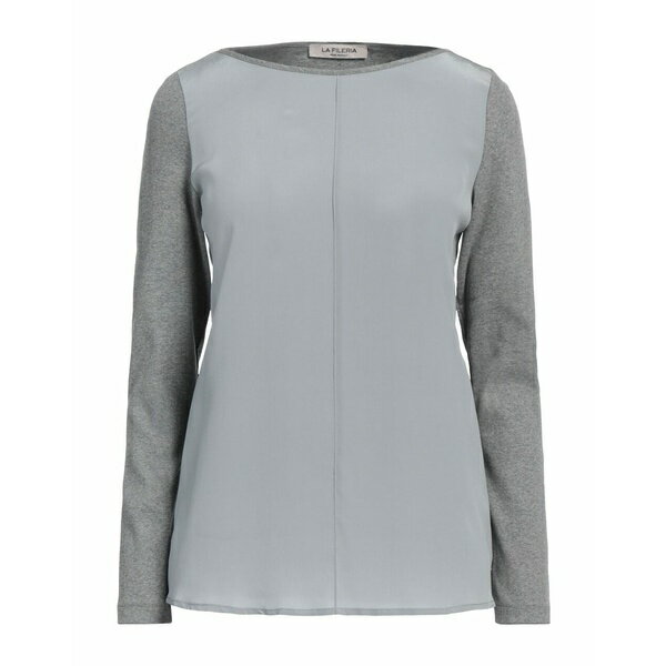  ラ フィレリア レディース カットソー トップス Tops Grey