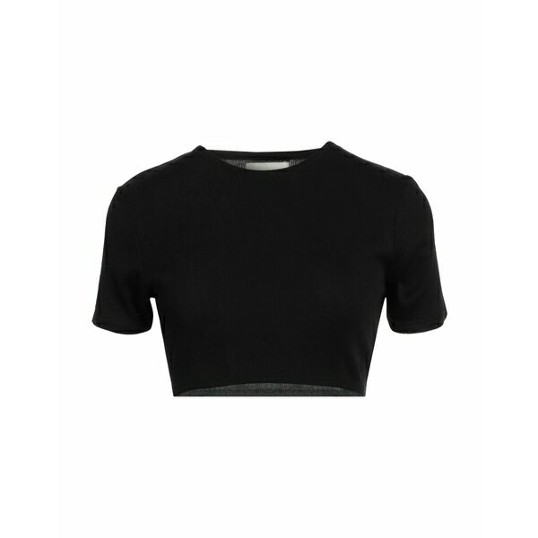 【送料無料】 ルルー スタジオ レディース カットソー トップス T-shirts Black