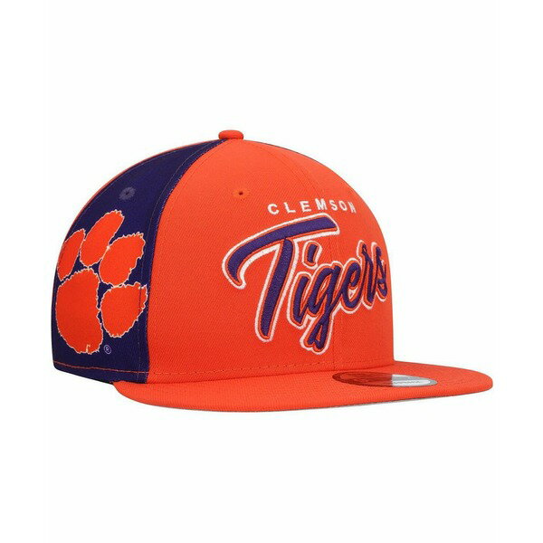 ニューエラ レディース 帽子 アクセサリー Men's Orange Clemson Tigers Outright 9FIFTY Snapback Hat Orange