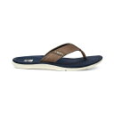 リーフ メンズ サンダル シューズ Men's Santa Ana Flip-Flops Navy/khaki