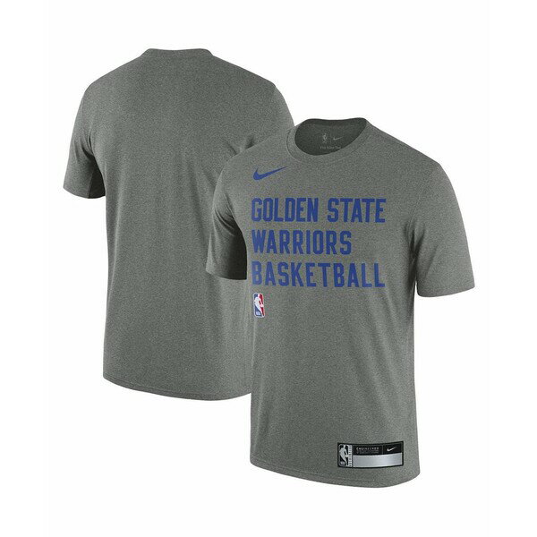 ナイキ レディース Tシャツ トップス Men's Heather Gray Golden State Warriors 2023/24 Sideline Legend Performance Practice T-shirt Heather Gray